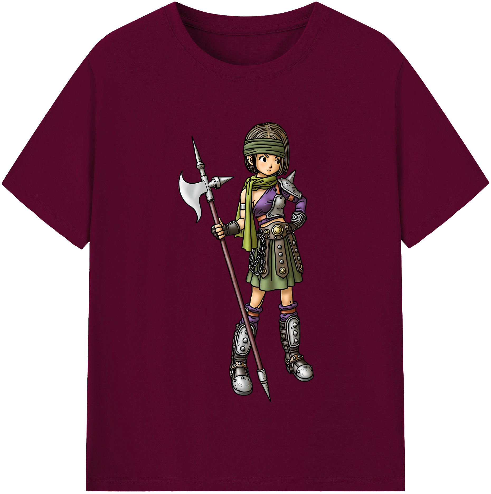 （画像用） ドラゴンクエスト Doragon Kuesuto Dragon Quest レディースカジュアルプリントTシャツ（綿100％）
